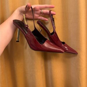 Elegant Burgundy Heels